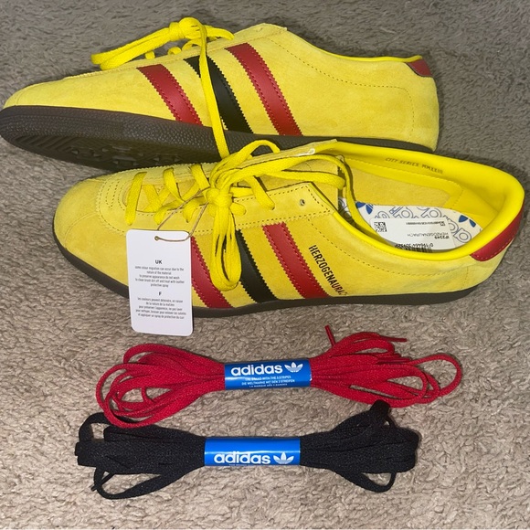 RARE Adidas Herzogenaurach City Series Yellow Colorway Size 10.5 Authentic